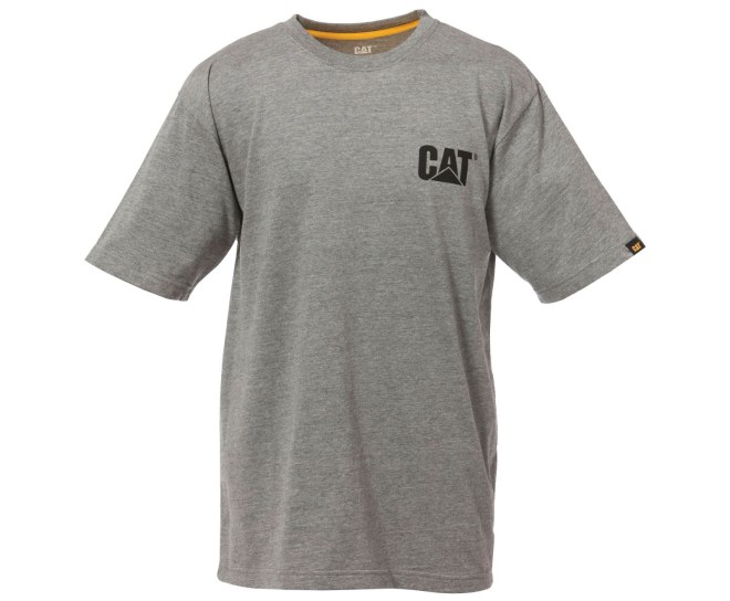 Caterpillar Trademark Tricko Panske Tmavo Siva | SK-ACFUY0794